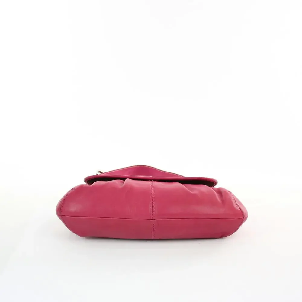 Coach Soho Magenta Leather Hobo Bag